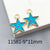 1 Astronaut Space Rocket Star Accessories Alloy Oil Drop Pendant Earrings Bracelet Pendant  New Product