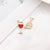 1 Diy Jewelry Accessories Oil Dripping Alloy Lipstick Perfume Pendant Earrings Earrings DIY Accessories Jewelry Materials