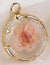 1 PCS/Package 15mm Copper Resin 18K Gold Plated Flower Pendant