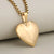 1 PCS/Package 304 Stainless Steel 18K Gold Plated Oval Heart Shape Pendant