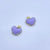 1 PCS/Package Synthetic Resin Copper 18K Gold Plated Heart Shape Pendant