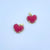 1 PCS/Package Synthetic Resin Copper 18K Gold Plated Heart Shape Pendant