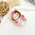 1 PCs New Cute Pink Little Bear Puppy Medium Acetate Grip Suitable For Ladies Daily Matching And Holiday Gifts