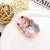 1 PCs New Cute Pink Little Bear Puppy Medium Acetate Grip Suitable For Ladies Daily Matching And Holiday Gifts