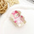 1 PCs New Cute Pink Little Bear Puppy Medium Acetate Grip Suitable For Ladies Daily Matching And Holiday Gifts