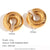 1 Pair Basic Classic Style Geometric Plating Stainless Steel 18k Gold Plated Ear Cuffs