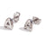 1 Pair Basic Classic Style Letter Plating Stainless Steel 18k Gold Plated Ear Studs