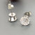 1 Pair Basic Geometric Plating Titanium Steel Zircon Ear Studs