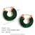 1 Pair Basic Simple Style Classic Style Round Plating Stainless Steel 18k Gold Plated Earrings