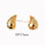 1 Pair Basic Simple Style Geometric Plating Copper Ear Studs