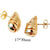 1 Pair Basic Simple Style Geometric Plating Copper Ear Studs