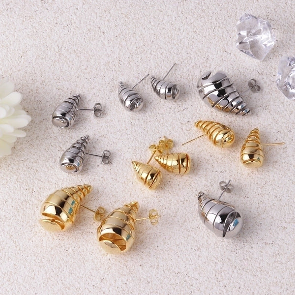 1 Pair Basic Simple Style Geometric Plating Copper Ear Studs