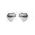 1 Pair Basic Simple Style Heart Shape Plating Stainless Steel Ear Studs