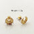 1 Pair Basic Simple Style Star Moon Heart Shape Plating Stainless Steel Gold Plated Ear Studs