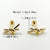 1 Pair Basic Simple Style Star Moon Heart Shape Plating Stainless Steel Gold Plated Ear Studs