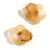 1 Pair Basic Sweet Classic Style Flower Plating Stainless Steel Arylic 18k Gold Plated Drop Earrings