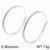 1 Pair Bridal Shiny Solid Color Plating Inlay Stainless Steel Artificial Diamond 18k Gold Plated Hoop Earrings