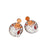 1 Pair Cartoon Style Cartoon Character Printing Wood Drop Earrings