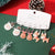 1 Pair Cartoon Style Christmas House Christmas Tree Santa Claus Stoving Varnish Arylic Drop Earrings