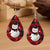 1 Pair Cartoon Style Christmas Tree Santa Claus Arylic Drop Earrings