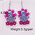 1 Pair Cartoon Style Funny Portrait Cartoon Character Skull Arylic Drop Earrings