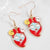 1 Pair Cartoon Style Funny Skull Alloy Drop Earrings