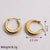 1 Pair Casual Classic Style Commute U Shape Twist Plating Stainless Steel Gold Plated Earrings