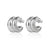 1 Pair Casual Color Block Polishing Plating Stainless Steel Gold Plated Ear Studs