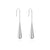 1 Pair Casual Elegant Simple Style Solid Color Polishing Plating Stainless Steel 18k Gold Plated Drop Earrings