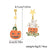 1 Pair Casual Funny Pumpkin Cat Skull Asymmetrical Enamel Alloy Drop Earrings