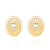 1 Pair Casual Oval Heart Shape Rectangle Titanium Steel Enamel Plating Inlay Zircon Drop Earrings