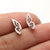 1 Pair Casual Simple Style Butterfly Umbrella Snowflake Asymmetrical Plating Hollow Out Stainless Steel Ear Studs