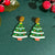 1 Pair Casual Simple Style Cactus Christmas Tree Arylic Drop Earrings