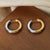 1 Pair Casual Simple Style Color Block Plating Titanium Steel 18k Gold Plated Earrings