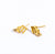 1 Pair Casual Simple Style Constellation Plating Inlay Stainless Steel Zircon 18k Gold Plated Ear Studs