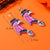 1 Pair Casual Streetwear Geometric Heart Shape Skull Alloy Drop Earrings