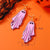 1 Pair Casual Streetwear Geometric Heart Shape Skull Alloy Drop Earrings