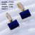 1 Pair Casual Sweet Korean Style Geometric Inlay Copper Zircon Drop Earrings