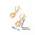 1 Pair Casual Sweet Shiny Water Droplets Butterfly Plating Inlay Copper Zircon Gold Plated Drop Earrings