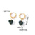 1 Pair Casual Sweet Simple Style Heart Shape Plating Stainless Steel Drop Earrings