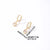 1 Pair Casual Sweet Simple Style Round Water Droplets Plating Inlay Stainless Steel Zircon Gold Plated Drop Earrings