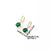 1 Pair Casual Sweet Simple Style Round Water Droplets Plating Inlay Stainless Steel Zircon Gold Plated Drop Earrings