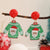 1 Pair Christmas Retro Santa Claus Arylic Drop Earrings