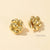 1 Pair Classic Style Commute Solid Color Plating Brass Gold Plated Drop Earrings