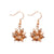 1 Pair Classic Style Geometric Santa Claus Snowflake Alloy Drop Earrings Ear Studs