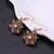 1 Pair Classic Style Geometric Santa Claus Snowflake Alloy Drop Earrings Ear Studs