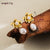 1 Pair Classic Style Solid Color Flower Plating Inlay Stainless Steel Artificial Pearls 14k Gold Plated Drop Earrings