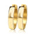 1 Pair Commute Solid Color Plating Stainless Steel Gold Plated Earrings