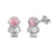 1 Pair Cute Astronaut Plating Stainless Steel 18k Gold Plated Ear Studs