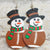 1 Pair Cute Basketball Football Snowman Pu Leather Iron Earrings